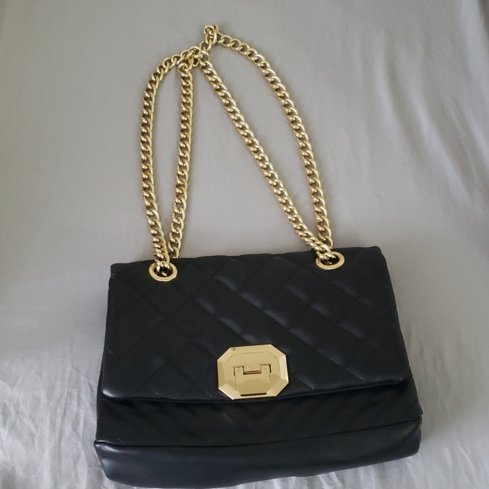 Aldo purse black and gold